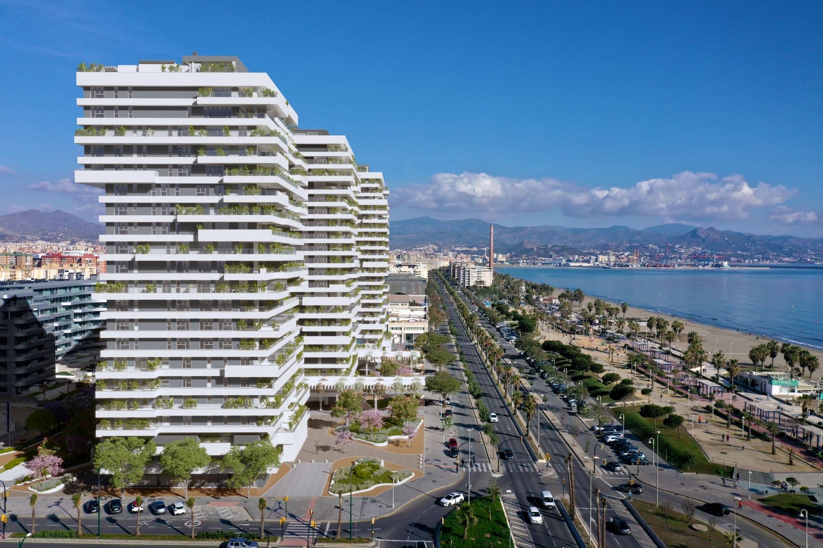 Luksusowe Apartamenty w Malaga Towers — zdjęcie 1